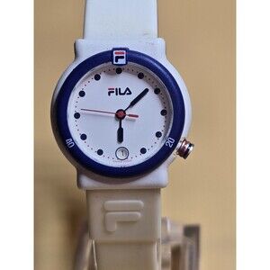 Fila Vintage 1990s Swiss Quartz 27mm Watch + Case.  New Battery. MINT